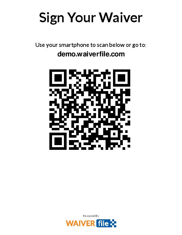 Example QR Code Flyer